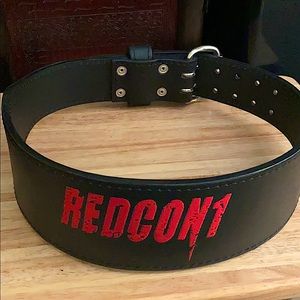 Weight lifting belt. Genuine leather. Brand new.